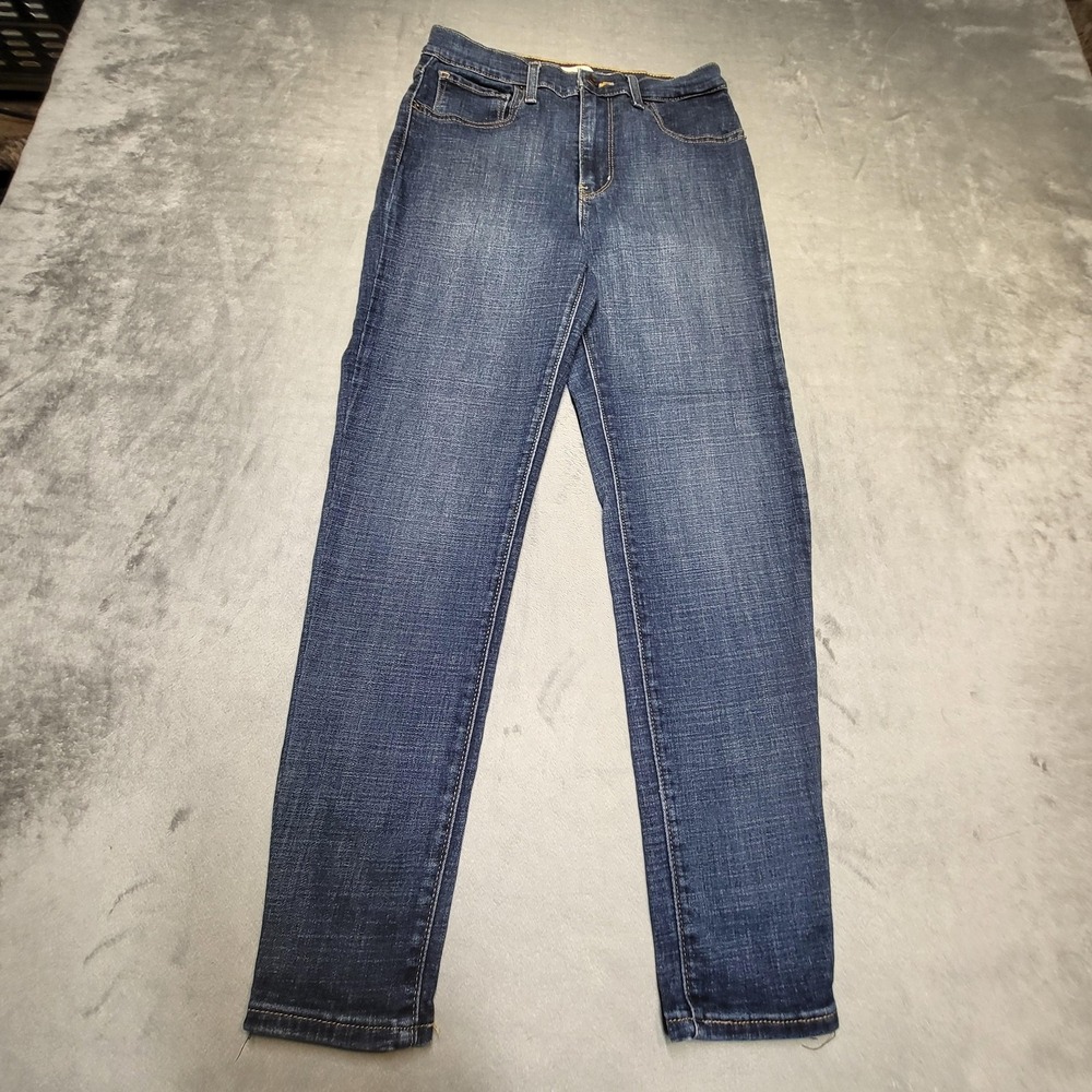 Levi's Jeans Womens 28 Blue 724 High Rise Straight Slim Stretch 5-Pocket Denim